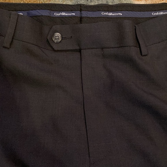 Croft&Barrow Flat Front Trousers - Picture 3 of 8